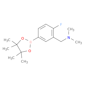 3-(Dimethylaminomethyl)-4-fluorophenylboronic acid pinacol ester
