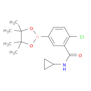 4-Chloro-3-(cyclopropylaminocarbonyl)phenylboronic acid pinacol ester