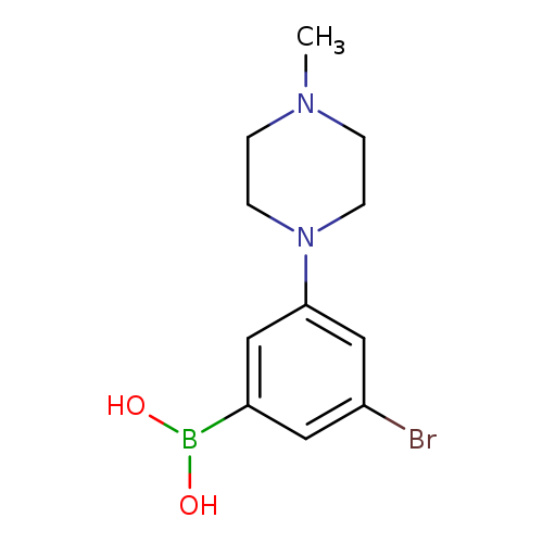 3-Bromo-5-(4-methylpiperazino)phenylboronic acid