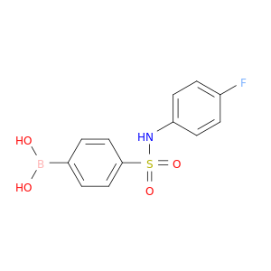 N-(4-Fluorophenyl) 4-boronobenzenesulfonamide