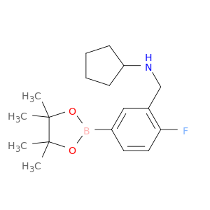 3-(Cyclopentylaminomethyl)-4-fluorophenylboronic acid pinacol ester